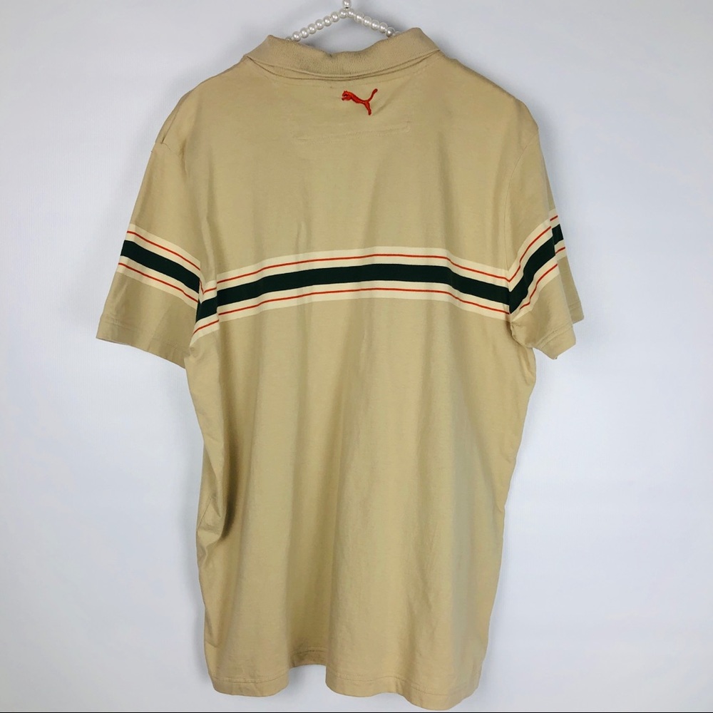 PUMA | Light Tan Collared Polo Shirt- 479 - Picture 2 of 6